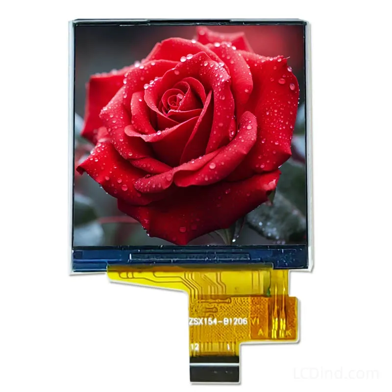 1.54 Inch TFT LCD Module for Compact Status Displays3 1.54 inch TFT LCD module for compact status displays - front product view