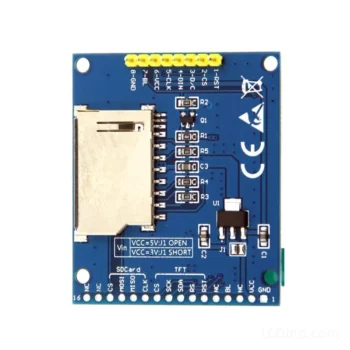SPI TFT display for embedded control screens - front product view