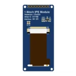 SPI TFT display for portrait device displays - front product view
