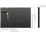 10.1 inch IPS touch display for equipment HMI panels - front product view