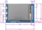 2.4 inch SPI TFT display for embedded Linux control panels - front product view