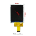 2.8 inch TFT LCD module for industrial handheld devices - front product view