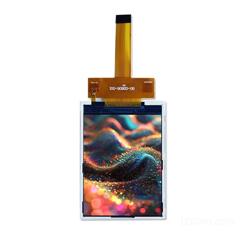 2.8 Inch TFT LCD Module for Small Industrial HMI1 2.8 inch TFT LCD module for small industrial HMI - front product view