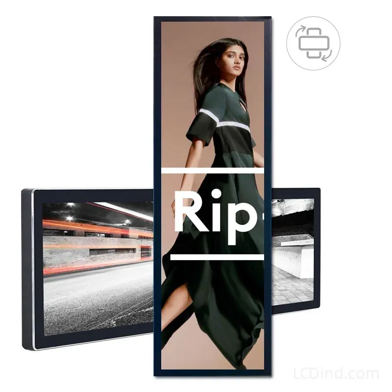 24.3 Inch Stretch LCD Display for Android Stretch Signage Terminals3 stretch LCD display for Android stretch signage terminals - front product view