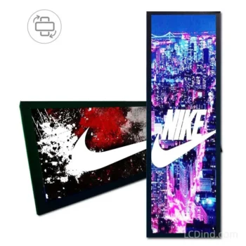 bar LCD display for high brightness bar signage - front product view