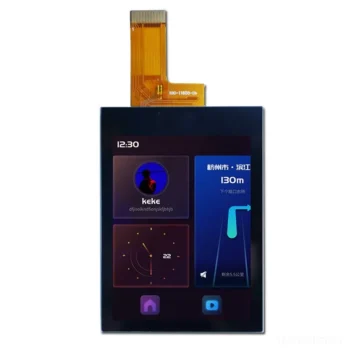 2.8 inch TFT LCD module for resistive touch HMI - front product view