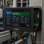 3.5 inch TFT LCD module for equipment controllers - front product view