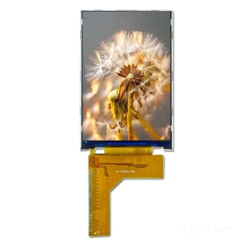 TFT LCD module for industrial RGB control panels - front product view