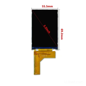 TFT LCD module for industrial RGB control panels - front product view