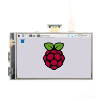 4 inch resistive touch display for compact Linux controls - front product view