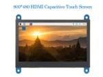4.3 inch capacitive touch display for industrial touch HMI - front product view