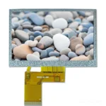 4.3 inch TFT LCD module for industrial HMI panels - front product view