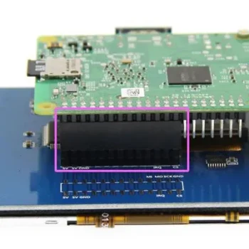 5 inch HDMI touch display for GPIO touch control panels - front product view