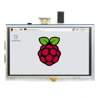 5 inch HDMI touch display for GPIO touch control panels - front product view