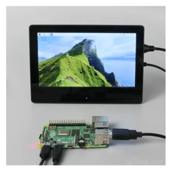 7 inch capacitive touch display for backlight adjustable HMI - front product view