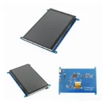 7 inch capacitive touch display for equipment control terminals - front product view