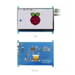 7 inch capacitive touch display for equipment control terminals - front product view