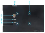 8 inch HDMI touch display for capacitive touch terminals - front product view
