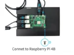 8 inch HDMI touch display for capacitive touch terminals - front product view