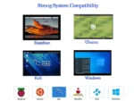 8 inch HDMI touch display for capacitive touch terminals - front product view