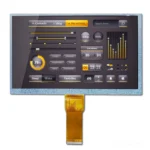 9 inch TFT LCD display for equipment display panels - front product view