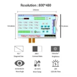 Innolux AT102TN03 V.8 LCD Panel for 10.2 Inch Replacement Projects