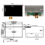 Innolux AT102TN03 V.8 LCD Panel for 10.2 Inch Replacement Projects