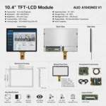 AUO A104SN03 V1 10.4 Inch 800x600 RGB / TTL TFT LCD Panel
