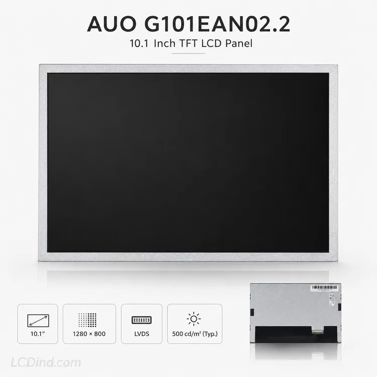 AUO G101EAN02.2 10.1 Inch 1280x800 LVDS TFT LCD Panel2_Industrial TFT LCD Display AUO G101EAN02.2 10.1 Inch 1280x800 LVDS TFT LCD Panel