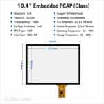 AUO G104SN03 V5 10.4 Inch 800x600 LVDS TFT LCD Panel