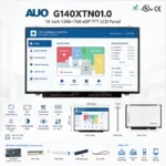 AUO G140XTN01.0 14 Inch 1366x768 eDP TFT LCD Panel