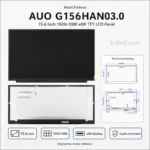 AUO G156HAN03.0 15.6 Inch 1920x1080 eDP TFT LCD Panel