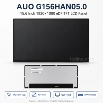 AUO G156HAN05.0 15.6 Inch 1920x1080 eDP TFT LCD Panel