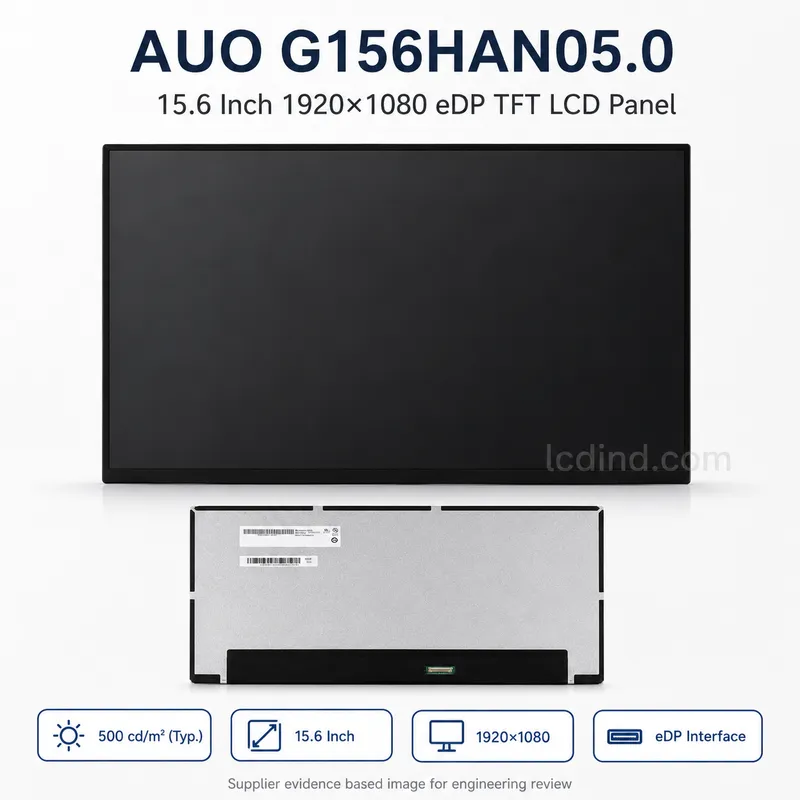 AUO G156HAN05.0 15.6 Inch 1920x1080 eDP TFT LCD Panel1 AUO G156HAN05.0 15.6 Inch 1920x1080 eDP TFT LCD Panel