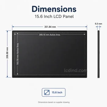 AUO G156HAN05.0 15.6 Inch 1920x1080 eDP TFT LCD Panel