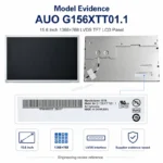 AUO G156XTT01.1 15.6 Inch 1366x768 LVDS TFT LCD Panel