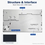 AUO G156XTT01.1 15.6 Inch 1366x768 LVDS TFT LCD Panel