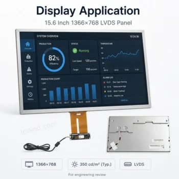 AUO G156XTT01.1 15.6 Inch 1366x768 LVDS TFT LCD Panel