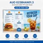 AUO G238HAN01.3 23.8 Inch 1920x1080 LVDS TFT LCD Panel