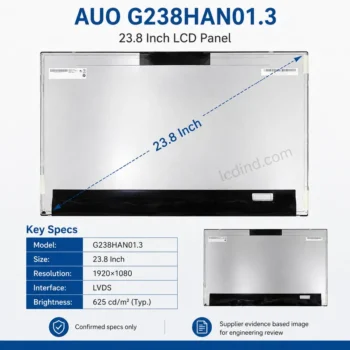 AUO G238HAN01.3 23.8 Inch 1920x1080 LVDS TFT LCD Panel