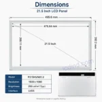 AUO P215HVN01.2 21.5 Inch 1920x1080 LVDS TFT LCD Panel