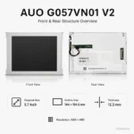 AUO G057VN01 V2 5.7 Inch 640x480 RGB / TTL TFT LCD Panel