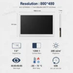 AUO G070VAN01.1 7 Inch 800x480 LVDS TFT LCD Panel