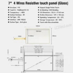 AUO G070VAN01.1 7 Inch 800x480 LVDS TFT LCD Panel