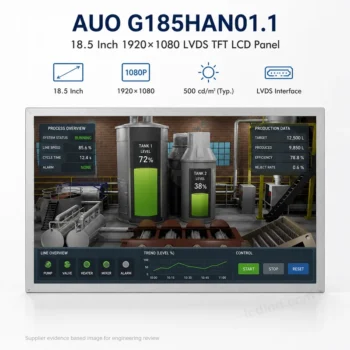 AUO G185HAN01.1 18.5 Inch 1920x1080 LVDS TFT LCD Panel