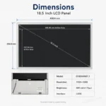 AUO G185HAN01.1 18.5 Inch 1920x1080 LVDS TFT LCD Panel