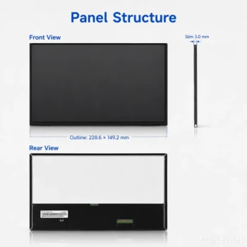 BOE EV101WXM-N10 10.1 Inch 1280x800 TFT LCD Panel