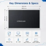 BOE GV185FHM-N10-3M30 18.5 Inch 1920x1080 TFT LCD Panel