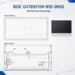BOE GV185FHM-N10-3M30 18.5 Inch 1920x1080 TFT LCD Panel