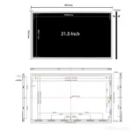 BOE GV215FHM-N10 21.5 Inch 1920x1080 TFT LCD Panel